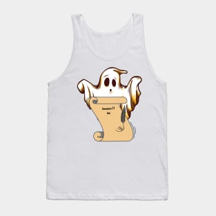 Read more books Cute horror Ghosts Read more boooooks Halloween Tank Top